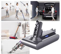 SIDANO® Vervangende Accu - Batterij geschikt voor Dyson V10 - Absolute, Animal, fluffy, Motorhead 25.2V 4000mAh 100.8Wh — thumbnail 5