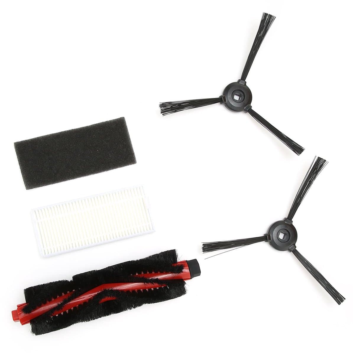 Geschikt voor de Lefant M200 veegmachineaccessoires: hoofdborstel, rolborstel en zijborstel. — afbeelding 1