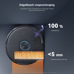 Narwal Flow 2 Complete Robotstofzuiger met Dweilfunctie - 31.000 Pa - Zelfreinigend all-in-one Basisstation - Zwart - Met Extra Accessoires — thumbnail 3
