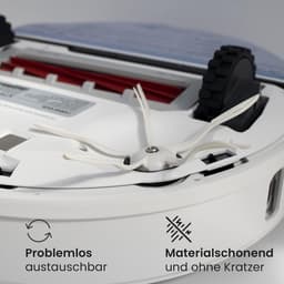Geschikt voor Roborock S7 Serie - Geschikt voor S7, S7+, S7 MaxV, S7 MaxV Plus, S7 MaxV UltraMop robot accessoires- Zijborstel (2 stuks, wit) - Mop robot accessoires — thumbnail 5