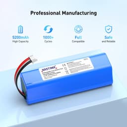 Stofzuigeraccu - 14,4V 5200mAh - Li-ion - voor Ecovacs Deebot — thumbnail 2
