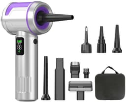 Draadloze handstofzuiger voor auto en huis, 18000Pa zuigkracht, 3 standen, 6000mAh accu en meerdere verwisselbare zuigmonden, compacte snoerloze stofzuiger voor diverse oppervlakken — thumbnail 1