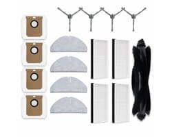 ZENC® Accessoireset Geschikt voor Eufy G50 & L60 Hybrid (SES) - Robotstofzuiger - Onderhoudsset - HEPA-filters - Borstels - Stofzakken - Dweilpads