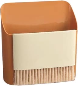 Stofblik en borstel - Mini veger - Bureau opruimen - Compact opbergontwerp - 1 cm - Veelkleurig — thumbnail 1