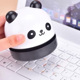 Mini Stofzuiger - Bureau Reiniger - Bureau Opruimen - Sterke Zuigkracht - 5 x 5 cm - Panda — thumbnail 5