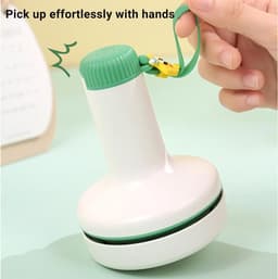 Bureaustofzuiger - Desktop stofzuiger - Bureau schoonmaken - Oplaadbaar draadloos - Compact formaat - Wit — thumbnail 5