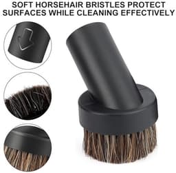 Paardenhaar Borstelkop Set - Universele Stofzuigerborstels - 3 Stuks — thumbnail 3