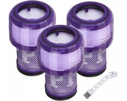 AreoSe - HEPA-filter voor Dyson V12 Detect Slim Absolute - 3 stuks