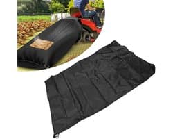 Graszuiger Opvangzak - Bladenzak Tuin - Bladeren Verzamelen - Waterafstotend Oxford Materiaal - 200 x 130 cm - Zwart