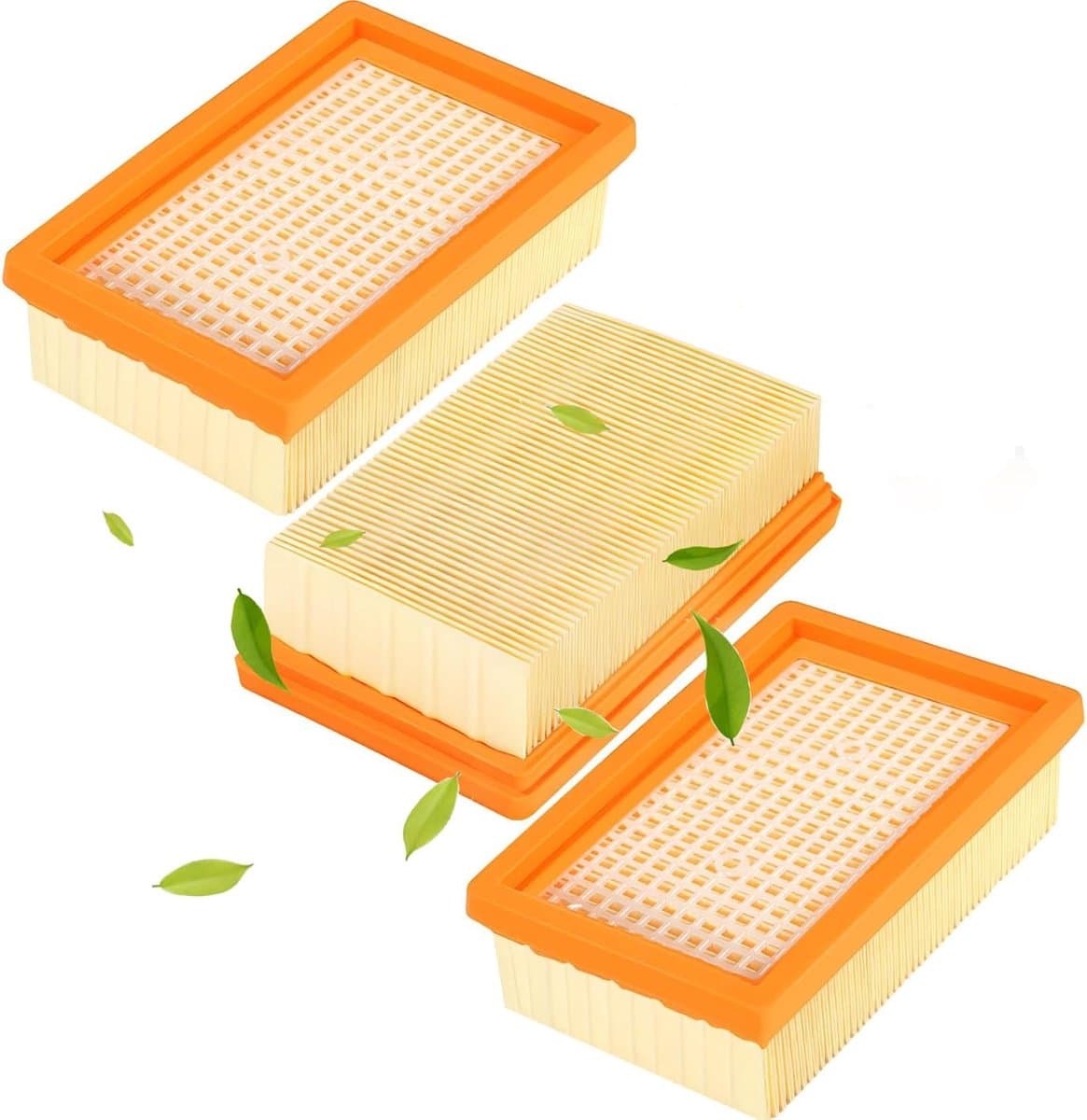 3 Stuks Voor KäRcher Stofzuigerfilterset - Filter Voor Stofzuiger -Vlakfilter voor KäRcher Wd4/Wd5/Wd6/Mv4/Mv5/Mv6 Vlakfilter — afbeelding 1