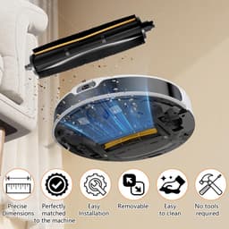 Dailygoods- Hoofdborstel compatibel met Dreame X40 Ultra - Stofzuiger Borstel - Haarvilten Reiniging - Accessoires - Universeel - Effectieve Reiniging - Stofzuigerborstel — thumbnail 5