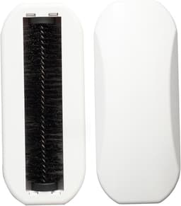 Kruimelzuiger Handmatig - Kruimelborstel Tafel - Snel Kruimels Verwijderen - Dubbele Borstelrol - 2 stuks - Wit — thumbnail 5