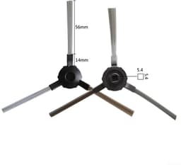 8 Stuks Vervangende Zijborstels voor Robotstofzuiger — thumbnail 2