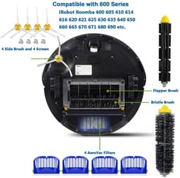 Reserveonderdelen en accessoires Geschikt voor iRobot Roomba 600 605 606 610 620 621 680 698 — thumbnail 2