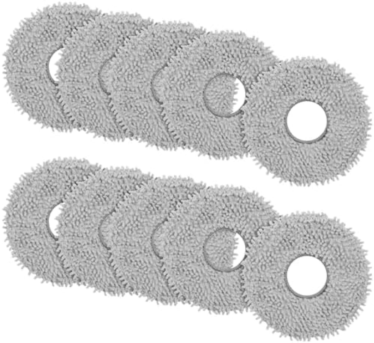 PromoHome 10 stuks microvezel mop pads Geschikt voor Dreame L10s Ultra / L10 Ultra / L20 Ultra / L10s Pro Ultra Heat / X40 Ultra en Xiaomi X10+ / X20+ — afbeelding 1