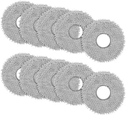PromoHome 10 stuks microvezel mop pads Geschikt voor Dreame L10s Ultra / L10 Ultra / L20 Ultra / L10s Pro Ultra Heat / X40 Ultra en Xiaomi X10+ / X20+ — thumbnail 1