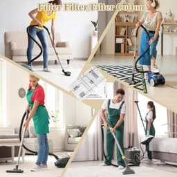 6 stuks stofzuigerfilters voor Miele stofzuiger, stofzuiger filter voor Miele, filter voor stofzuiger, stofzuigerfilter compatibel met Miele Complete C1/2/3, Classic C1, S2000-S2999, S5000-S5999 — thumbnail 4