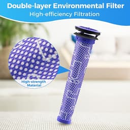 Voor- en nafilter Geschikt voor Dyson V7/8 4+4 stuks Blauw — thumbnail 2