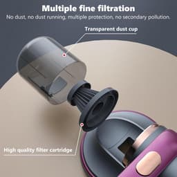 Aspiratore Portatile Battimaterasso ConSterilizzazione UV-C - Rimuove Polvere e Allergeni - per Materassi — thumbnail 5