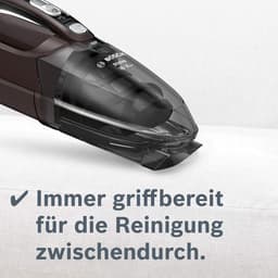 Handstofzuiger 16V max BHN16L - ideaal voor bekleding en auto - zakloos en draadloos - licht en krachtig - lithium-ion batterij - grijs — thumbnail 3
