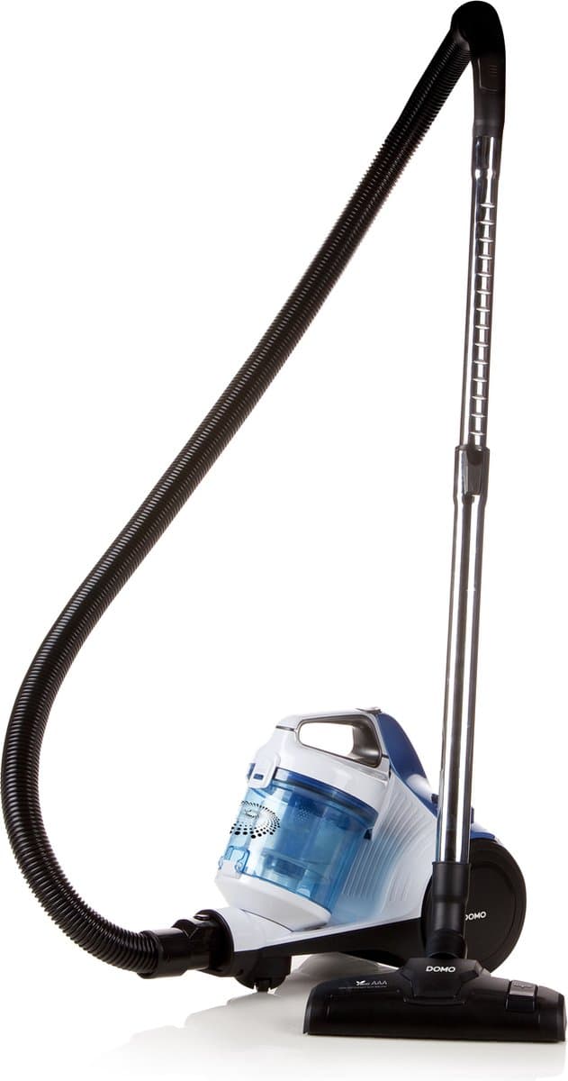 DOMO DO7286S Stofzakloze stofzuiger - 1,5 L - 700 W - wit/blauw — afbeelding 1