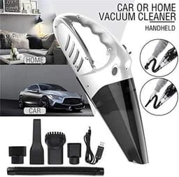 Mini Stofzuiger - Draagbare Reiniger - Auto Interieur - Nat en Droog - 35 cm - Zwart — thumbnail 2