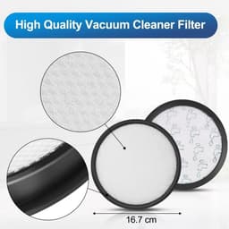 Dailygoods- Filterset voor Rowenta Silence Force Cyclonic - Stofzuigerfilter - HEPA-filter - Filterspons - Compatibel met RO7611EA/410 - ZR903701 — thumbnail 3