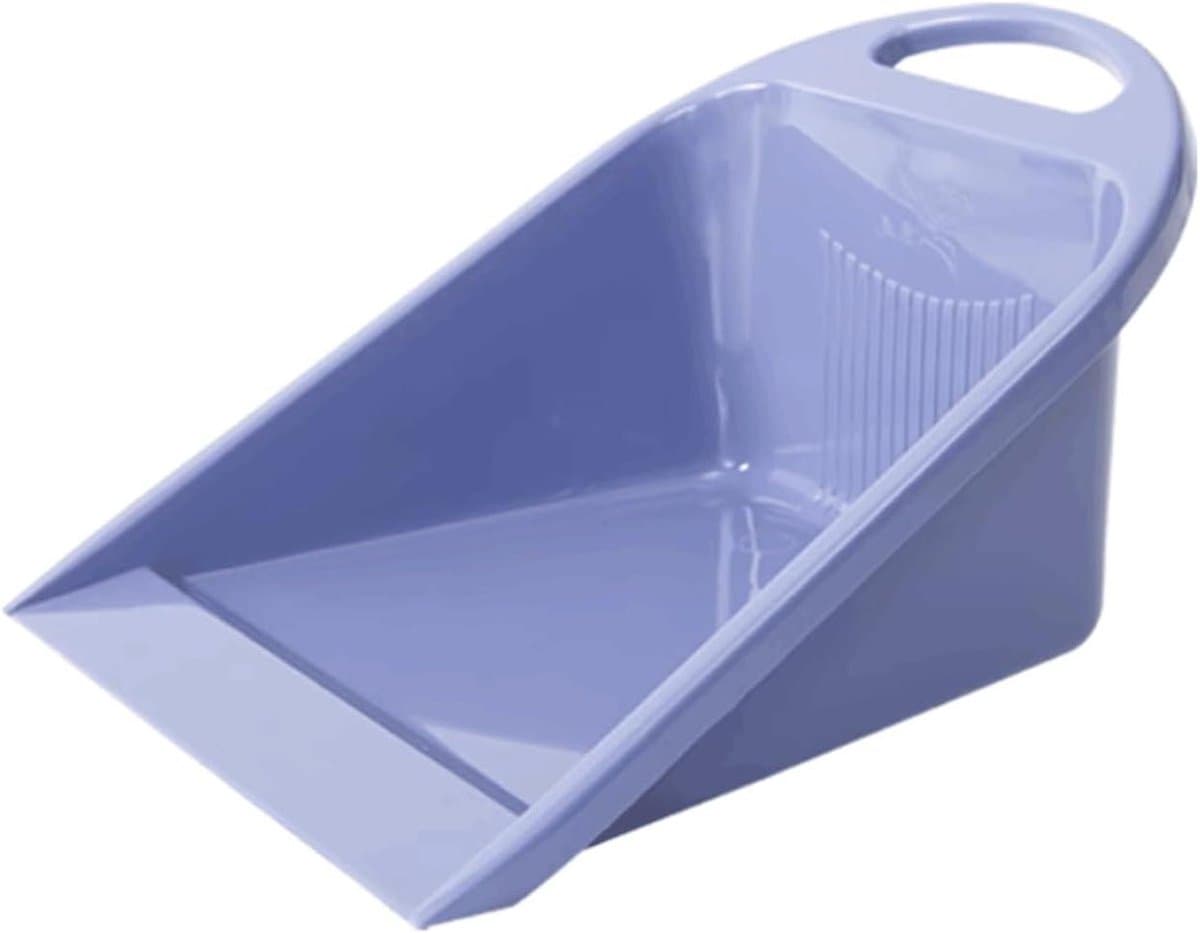 Compacte Stoffer - Handige Blik - Snel Opruimen - Kam met fijne tanden - 28.5 cm - Blauw — afbeelding 1