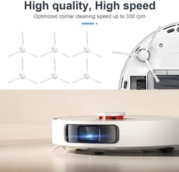Store_8 - Vervangende Zijborstels - Perfecte Compatibiliteit - Hoogwaardige Kwaliteit - 6 Pack - Duurzaam en Efficiënt - Geschikt voor Xiaomi X20+/... — thumbnail 5