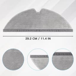 6 stuks Dweilpad vervanging voor Dreame D20 / D20 Pro Plus robotstofzuiger, accessoires, wisserdoek, pads, robotstofzuiger, reserveonderdelen, langdurig gebruik, wasbaar, reserveonderdelen — thumbnail 5
