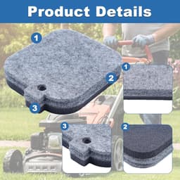 Luchtfilter Set - Onderhoudsonderdelen - Tuinonderhoud - Inclusief Bougie - 2 Stuks - Niet gespecificeerd — thumbnail 3