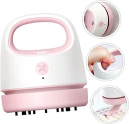 Draagbare Stofzuiger - Mini Cleaner - Bureau Opruimen - USB Oplaadbaar - 9.9 cm - Roze — thumbnail 5
