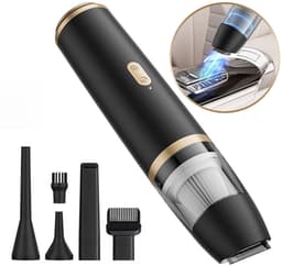 Autostofzuiger - Oplaadbare Autostofzuiger - Draadloze Handstofzuiger - 5000Pa 120W Oplaadbare Tafelstofzuiger met Wasbaar Filter - Kleine Stofzuiger — thumbnail 5