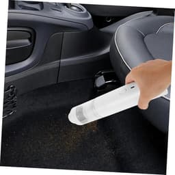 Draagbare Stofzuiger - Auto Waterzuiger - Auto Interieur Reinigen - Dubbele Nat-Droogfunctie - 27 cm Lengte - Wit — thumbnail 2