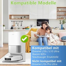 Geschikt voor Accessoireset voor Dreame L10s Ultra robotstofzuiger — thumbnail 2