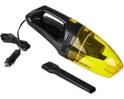 Autostofzuiger - Draagbare reiniger - Auto schoonmaken - Nat en droog gebruik - 3 meter kabel - Zwart geel
