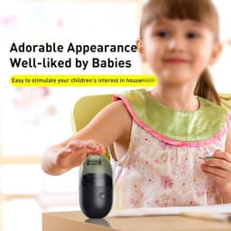Draadloze handstofzuiger - Compacte reiniger - Bureau en auto schoon - 1000Pa zuigkracht - 10x10x10 mm - Roze — thumbnail 2
