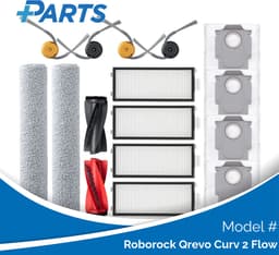 Roborock Qrevo Curv 2 Flow Onderhoudsset (Plus.Parts® alternatief voor 8.02.0491) — thumbnail 1