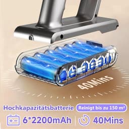 Draadloze 4-in-1 Steelstofzuiger met LED-display en Anti-Viltborstel — thumbnail 4