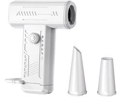 Mini Turbojet Ventilator - Luchtblazer Stofafzuiger - Elektronica Reinigen - Krachtige Luchtstroom - 1215 mm - Wit