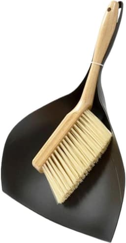 Stoffer en blikset - Kruimelverzamelaar - Snel opruimen - Ergonomisch houten handvat - Compact ontwerp - Niet gespecificeerd — thumbnail 1