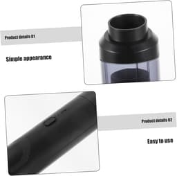 Draagbare Handstofzuiger - Kruimeldief Auto - Snel Schoonmaken - Snellaadtechnologie - 27 cm Lengte - Zwart — thumbnail 5