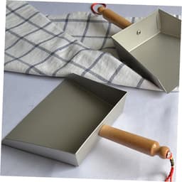 Metalen Stofblik - Kleine Schep - Huishoudelijk Gebruik - Kindvriendelijk Ontwerp - 21 x 14 cm - Zilver — thumbnail 3