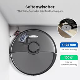 Set van 12 dweildoeken voor Roborock S8 MaxV Ultra robotstofzuiger, 6 dweilen en 6 zijwisser, zilverionen microvezel VibraRise 3.0 dweilsysteem, accessoires — thumbnail 3