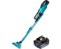 Makita DCL 286 FM accustofzuiger 18 V 0,25 l borstelloos + 1x accu 4,0 Ah - zonder oplader
