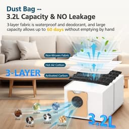 9-delige accessoireset geschikt voor Eufy Omni C20 - Stofzuigeronderdelen - Vervangende Onderdelen — thumbnail 2