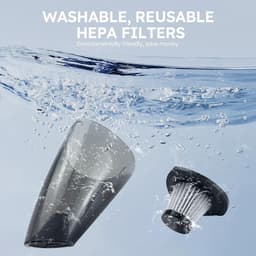 Lexium Kruimeldief snoerloos – Kruimeldief met steel – Nat&Droog – Handstofzuiger – Extreme zuigkracht – Kruimeldief snoerloos – Kruimelzuiger – Jouw ultieme schoonmaakpartner – Kruimelzuiger – Autostofzuiger – Handstofzuiger - Draadloos — thumbnail 2