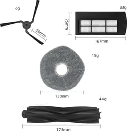 Accessoireset Geschikt voor stofzuigers voor EUFY X9 Pro / X9-serie, robotstofzuigers en vervangende onderdelen Geschikt voor dweilreinigers — thumbnail 2