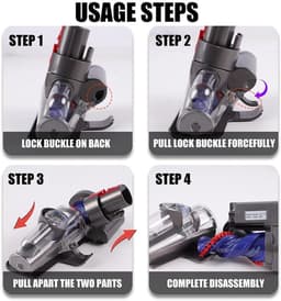 Mini Turbine Mondstuk Geschikt voor Dyson V10slim/V12slim — thumbnail 5