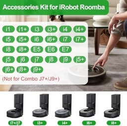 Accessoires voor iRobot Roomba i1+ i3+ i4+ i5+ i6+ i7+ i8+ J5+ J6+ J7 J8+ J9+ E5 E6 E7 Accessoireset Reserveonderdelen 4 stofzakken, 4 hoofdborstel, 6 zijborstels, 6 filters 1 — thumbnail 4